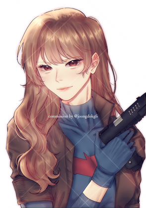 Fully rendered Bust